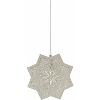 Adventtitähti PR Home Elvira, Ø28cm, beige