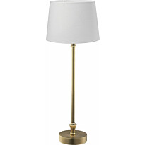 Pöytävalaisin PR Home Liam, 59cm, puuvillavarjostin