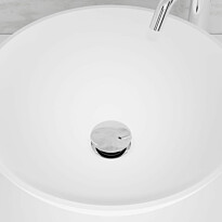 Pohjaventtiili Scandtap Universal Duo, pop-up, Classic, ruostumaton teräs