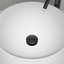 Pohjaventtiili Scandtap Universal Duo Black, pop-up, musta