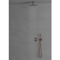 Sadesuihkusetti Scandtap Steel Harmonized 2Y, termostaattihanalla, vettä säästävä, piiloasennus, eri värejä