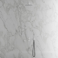 Sadesuihkusetti Scandtap Harmonized 3x Classic, piiloasennettava, ruostumaton teräs