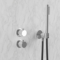 Suihkusetti Scandtap Harmonized Classic, piiloasennettava, ruostumaton teräs