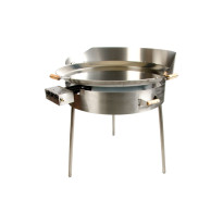 Paellasetti GrillSymbol PRO-720-INOX Ø72 cm D-400 kaasupoltin säädinletkusetti teräs
