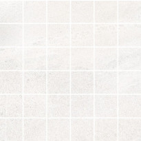 Mosaiikkilaatta Pukkila Landstone White, himmeä, sileä, 48x48mm