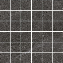 Mosaiikkilaatta Pukkila Landstone Anthracite, himmeä, sileä, 48x48mm