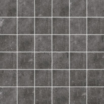 Mosaiikkilaatta Pukkila Stonemix Anthracite, himmeä, sileä, 50x50mm