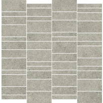 Mosaiikkilaatta Pukkila Deep mosaiikki Ash mattoncino, himmeä, sileä, 50x75mm