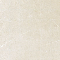 Mosaiikkilaatta Pukkila Ease Extrawhite, matta, sileä, 5x5cm