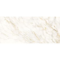 Lattialaatta Pukkila Lush Calacatta oro, kiillotettu, sileä, 785x1785mm