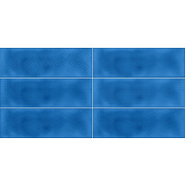 Kuviolaatta Pukkila Soho Light blue, kiiltävä, struktuuri, 297x97mm