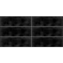 Kuviolaatta Pukkila Soho Black, himmeä, struktuuri, 297x97mm