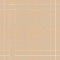 Mosaiikkilaatta Pukkila Mosaico Porcelanico Straw Yellow, himmeä, sileä, 25x25mm