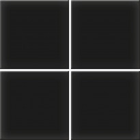 Lattialaatta Pukkila Color Black, himmeä, sileä, 97x97mm
