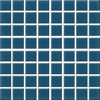 Mosaiikkilaatta Pukkila Color Petrol Blue, himmeä, sileä, 22x22mm