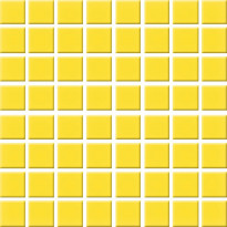 Mosaiikkilaatta Pukkila Color Yellow, himmeä, sileä, 22x22mm