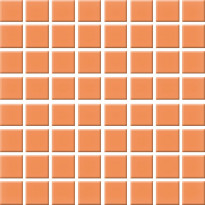 Mosaiikkilaatta Pukkila Color Tangerine, himmeä, sileä, 22x22mm