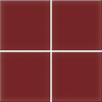Lattialaatta Pukkila Color Burgundy, himmeä, sileä, 97x97mm
