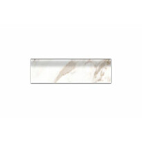 Jalkalista Pukkila Luxury Calacatta Oro, kiiltävä, sileä, 250x75mm