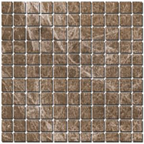 Mosaiikkilaatta Pukkila Luxury Emperador Light Ruskea, kiiltävä, sileä, 30x30mm