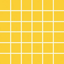 Mosaiikkilaatta Pukkila Pro Technic Color Yellow Matt, himmeä, sileä, 47x47mm