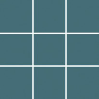 Lattialaatta Pukkila Pro Technic Color Dark Turquoise, himmeä, sileä, 97x97mm