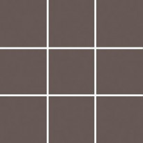 Lattialaatta Pukkila Pro Technic Color Bazalt Brown, himmeä, sileä, 97x97mm