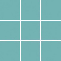 Lattialaatta Pukkila Pro Technic Color Turquoise, himmeä, sileä, 97x97mm