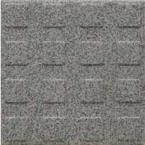 Lattialaatta Pukkila Natura Speckled Grey, himmeä, struktuuri, neliönasta, 96x96mm