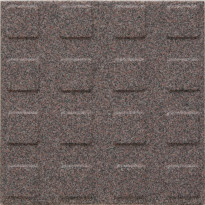Lattialaatta Pukkila Natura Granite Burgundy, himmeä, struktuuri, neliönasta, 96x96mm