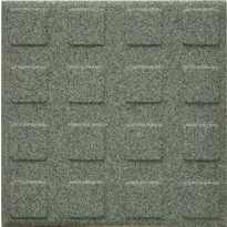 Lattialaatta Pukkila Natura Granite Green, himmeä, struktuuri, neliönasta, 96x96mm