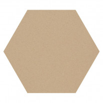 Lattialaatta Pukkila Natura 6-kulmainen Tumma Beige, himmeä, sileä, 115x100mm