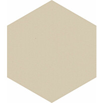 Lattialaatta Pukkila Modernizm Bianco, 6-kulmainen, 19.8x17.1cm, sileä, himmeä, valkoinen