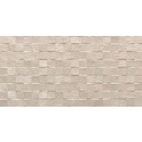 Kuviolaatta Pukkila Piazen Ivory Cubic, himmeä, struktuuri, 600x300mm