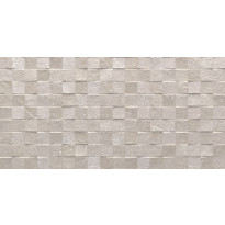 Kuviolaatta Pukkila Piazen Oyster Cubic, himmeä, struktuuri, 600x300mm