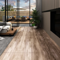 PVC-lattialankut 5,02m² 2mm itseliimautuva pesty puu