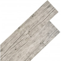 PVC-lattialankut 5,26m² 2mm Kulunut tammi