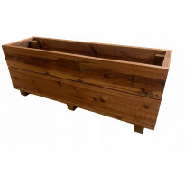 Kukkalaatikko Patio Terassit, 100cm, kestopuu, matala