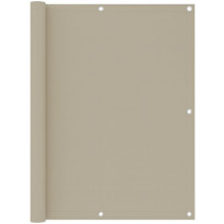 Parvekkeen suoja beige 120x600 cm oxford kangas