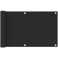 Parvekkeen suoja hdpe 75x500 cm antrasiitti