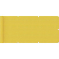 Parvekkeen suoja keltainen 75x400 cm hdpe