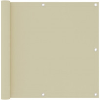 Parvekkeen suoja kerma 90x500 cm oxford kangas
