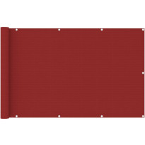 Parvekkeen suoja punainen 120x600 cm hdpe