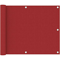 Parvekkeen suoja punainen 75x400 cm oxford kangas