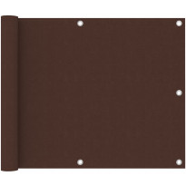 Parvekkeen suoja ruskea 75x400 cm oxford kangas