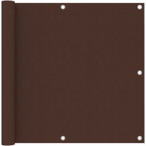Parvekkeen suoja ruskea 90x400 cm oxford kangas