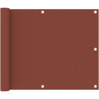 Parvekkeen suoja terrakotta 75x300 cm oxford kangas