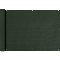 Parvekkeen suoja tummanvihreä 75x600 cm hdpe
