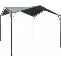 Paviljonki/juhlateltta fineprice 3x3 m teräs antrasiitti