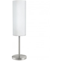 Pöytävalaisin Eglo Troy 3, 46 cm, valkoinen/harjattu teräs